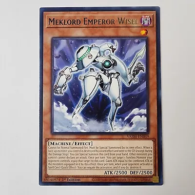 Meklord Emperor Wisel - VASM-EN049 - Rare - NM - 1st Ed - Yugioh • $1.56