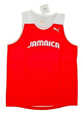 Puma Jamaica Men's Pro Elite Olympic Boxing Training Vest Top 507831 Size XL • £24.97