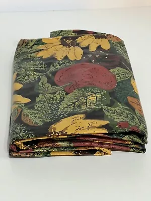 Fall Autumn Thanksgiving Flannel Backed Vinyl Tablecloth 52 X 90  Oblong • $8.09