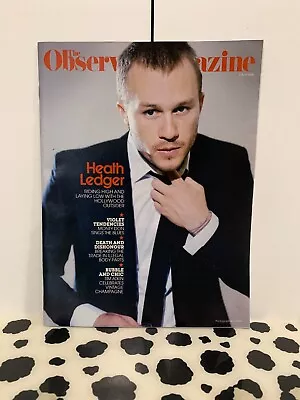 The Observer Magazine - April 2006 - Heath Ledger - Rare - Free Uk Postage!! • £80