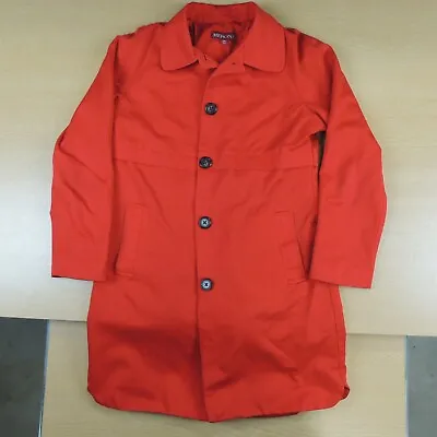 Merona Red Trench Coat Jacket Women's Size Small • $19.99