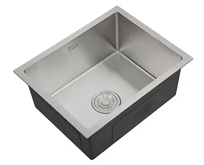 Stainless Steel Silver Inset & Undermount Kitchen Sink 540x440mm • £62.99