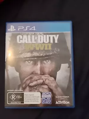 Call Of Duty: WWII WW2 For Sony PlayStation 4 PS4 • $20