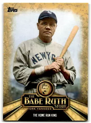 2015 Topps #BR-6 Babe Ruth The Babe Ruth Story • $3