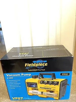 Fieldpiece VP87 RunQuick Dual Stage Vacuum Pump 8 CFM (NEW IN BOX) • $680