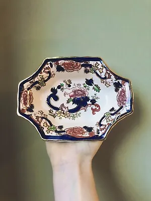 Masons Blue Mandalay Dish Vintage Ceramic  • £18.75