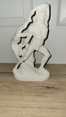 VTG 10  G Ruggeri Ercole-E Lica Alabaster Hercules Sculpture Statue • $59.99