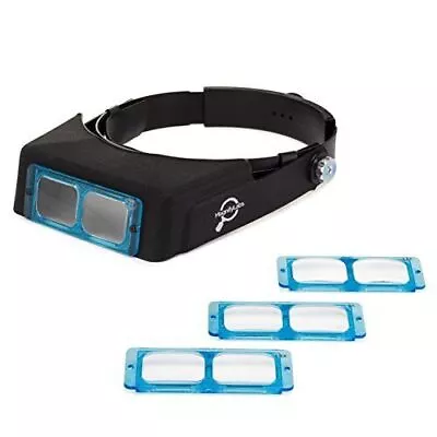 Headband Magnifier Headset - Magnifying Visor With 4 Real Glass Optical Lens   • $34.60
