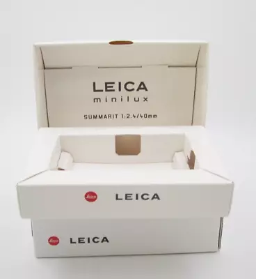 Leica Minilux Summarit 1:2.4?40mm Camera EMPTY Box • $81.24