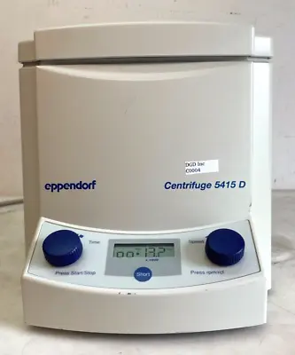Eppendorf 5415D Microcentrifuge With Rotor F45-24-11 120 V 60Hz C0004 • $450