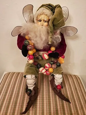 Mark Roberts Fairy Santa Candy Garland Christmas Ornament Holiday Rare VTG • $86