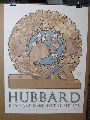 $40 • Buy Hubbard Keyboard Instruments, Original David Lance Goines Poster, 1982