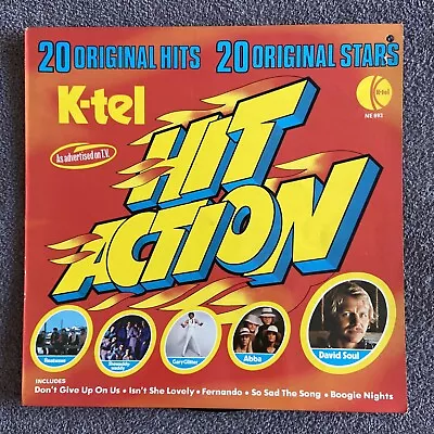 K-Tel  Hit Action Vinyl LP 1977 /  NE 993 /20 Original Hits 20 Original Stars/ • £3