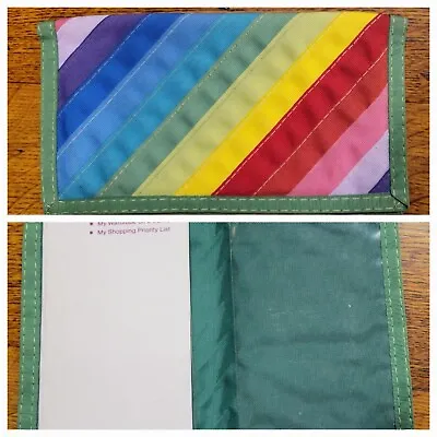 Vintage Carole Jackson Color Me Beautiful Rainbow LGBTQ Clutch Notes Coupon List • £9.50