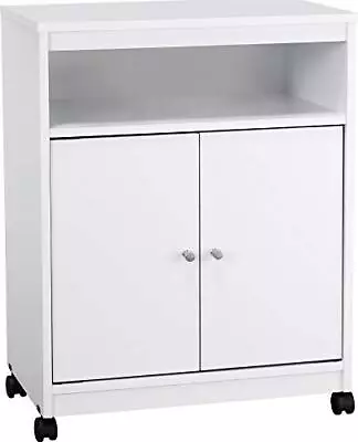 Ameriwood Home Landry Kitchen Microwave Cart White  • $94.97