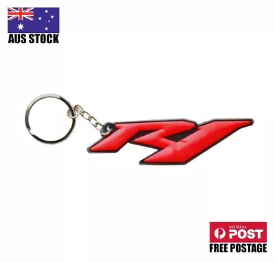 Yamaha R1 Keyring Motorcycle Race Bike Key Ring 3D ABS Rubber Key Chain Red • $10.95