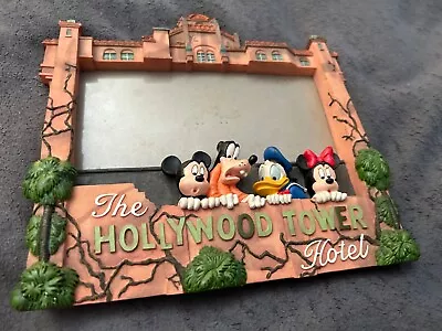 Vintage 2002 Disney Parks The Hollywood Tower Hotel 8  X 4  3D Picture Frame • $12.99