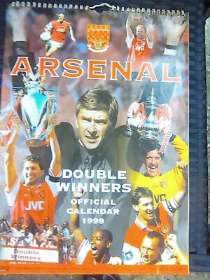 £6.99 • Buy Rare Official 1999 Arsenal Calendar Unused 