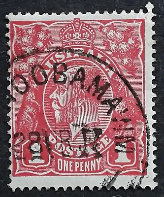 $220 • Buy 1917 Australia 1d Red KGV Stamp PANNOOBAMAWM VIC Postmark