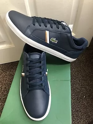 Men’s Blue Lacoste Trainers Size 8 • £27