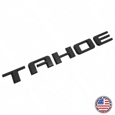 2021+ Chevy Tahoe Liftgate Nameplate Badge Letter Logo Emblem RST Matte Black • $14.99