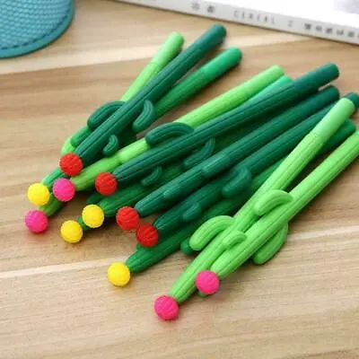 Cute Cactus Design Gel Pen Writing Pen Office School Sale Gift Supplies Nice • $1