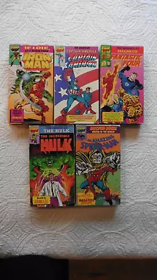 Marvel Comics Classic VHS Video Cassettes; Set Of 5 • $29