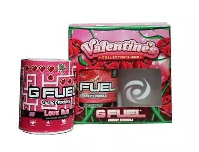 G Fuel Valentines Collector's Box 40 Serving Energy Tub And Shaker Cup • $26.99