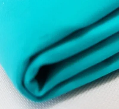 100mtr Rolls - TURQUOISE - WATER RESISTANT MICROFIBRE FABRIC - 150grm/150cm Wide • £6.99