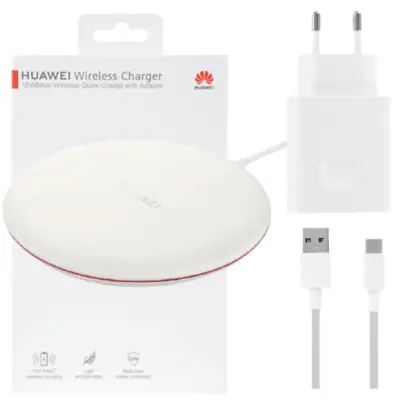 Huawei Eu Qi Wireless Charger | 15w Fast Super Charge With Eu Adaptor - Cp60 • £24.95