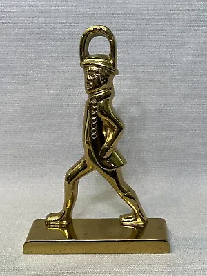 Vintage Brass Virginia Metal Crafters Hessian Soldier Door Stop 10 1/4  Tall • $149.99