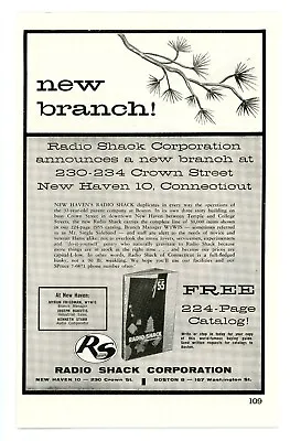 QST Ham Radio Magazine Print Ad For RADIO SHACK CORPORATION (2/1955) • $11.14