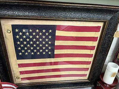 Framed Vintage American Flag • $89.95