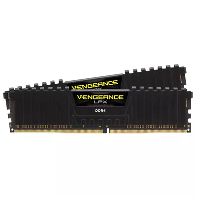 Corsair Vengeance LPX 16GB (2x8GB) 3000Mhz DDR4 RAM - Black (CMK16GX4M2D3000C16) • $74