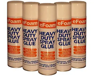 500ml Heavy Duty Spray Adhesive Glue Diy Foam Carpet Tile Craft Fabric Packaging • £5.35