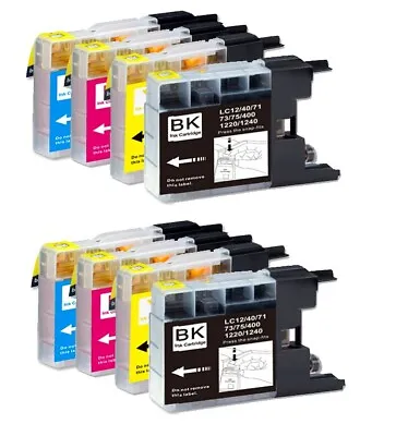 8P Ink Cartridges Compatible With Brother LC75 MFC-J825DW MFC-J835DW MFC-J625DW • $14.50