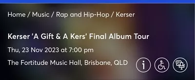 Kerser Concert Tickets • $120