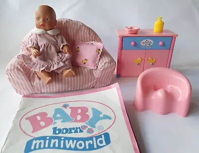 BABY BORN MINIWORLD Doll & Set Sofa Cupboard Accessories ZAPF CREATION • £19.50