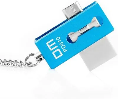 2-in-1 Rotatable 32GB USB Memory Stick USB 2.0 & Micro USB Android Flash Drive • £22.95