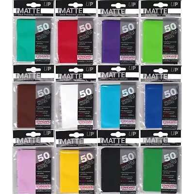 Ultra Pro Standard Pro Matte Card Sleeves Deck Protectors Pokemon MTG 50 Pack • £4.99