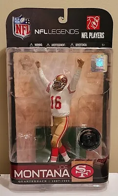 Joe Montana McFarlane NFL Legends Series 5 49ers Toys R US Exclusive Figure • $50