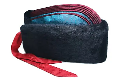 Winter Original Fur Hat /Adjustable Size/ Mongolia Traditional Wear Loovuuz • $190