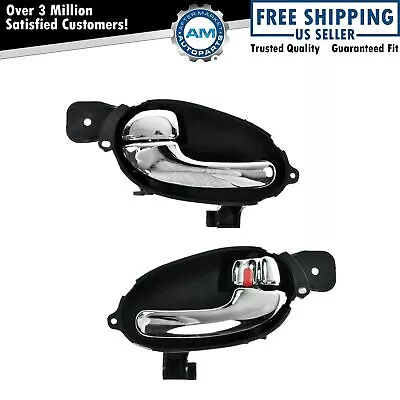 Left & Right Inside Inner Interior Door Handle Chrome For Envoy Trailblazer • $47.42