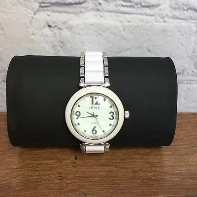 Ladies IEKE White And Silver Wrist Watch - Quartz • £7.47