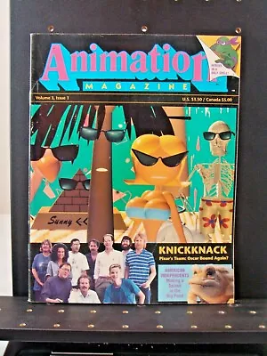 Animation Magazine Vol 3 Issue1 With Mel Blanc Speechless Centerfold Tribute • $9.99