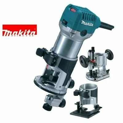 Makita RT0700CX2 Router Trimmer Ad Bases Kit 110v • £205