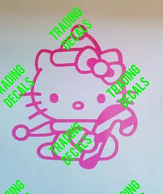 Christmas  Vinyl Sticker Decal Hello Kitty! • $5.08