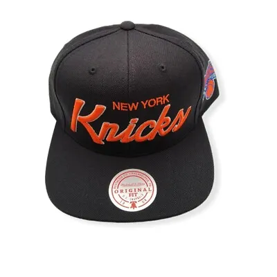 Mitchell & Ness New York Knicks Foundation Script Adjustable Snapback Hat Cap • $34.99
