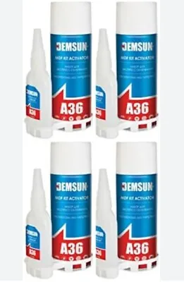 Demsun A36 Super Mitre Bonding Kit 50g & 200ml Activator • £9.45