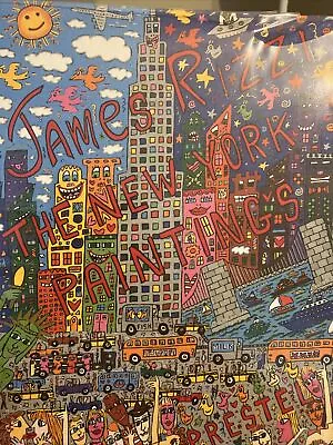 James Rizzi Signed Original Book  THE NEW YORK PAINTINGS  Hardcover 1st Ed Arts • $149.99